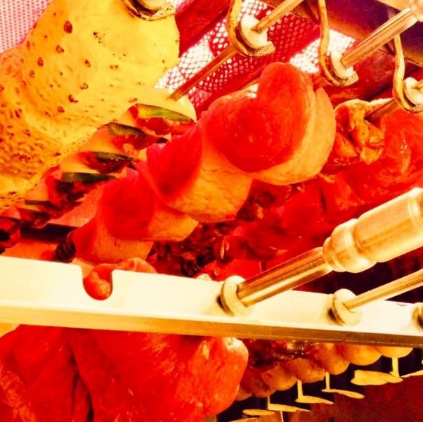 [仅从巴西直接进口的Surasco专用机器]新鲜出炉的肉类和蔬菜★有任您畅饮的课程！
