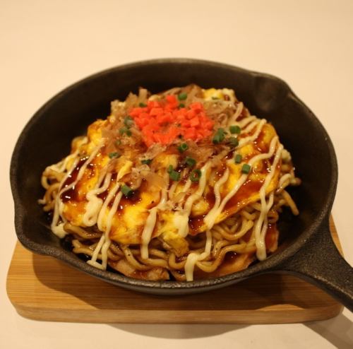 Festival style okonomiyaki