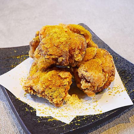 Deep-fried chicken with curry