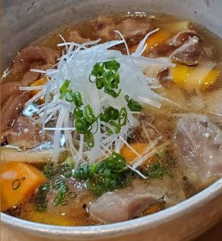 牛筋根菜加盐炖
