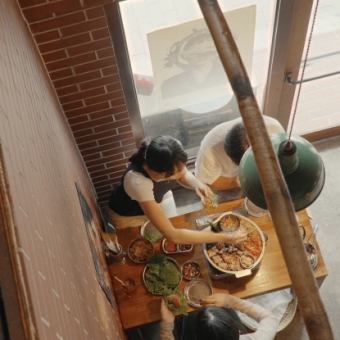 【サムギョプサル食べ放題＋飲み放題 レディース限定コース】120分制《4380円(税込)》