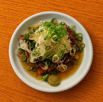 鰻のたたき 自家製 花山椒ぽん酢