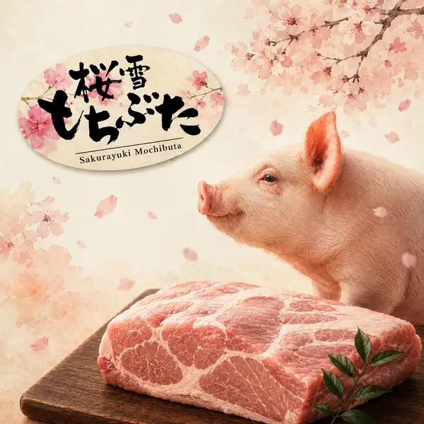 ブランド豚【桜雪もち豚】を使用した餃子が自慢！