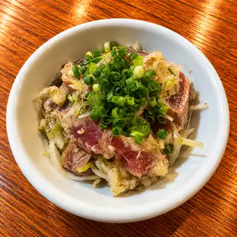 鰹のたたき ねぎ塩マリネ
