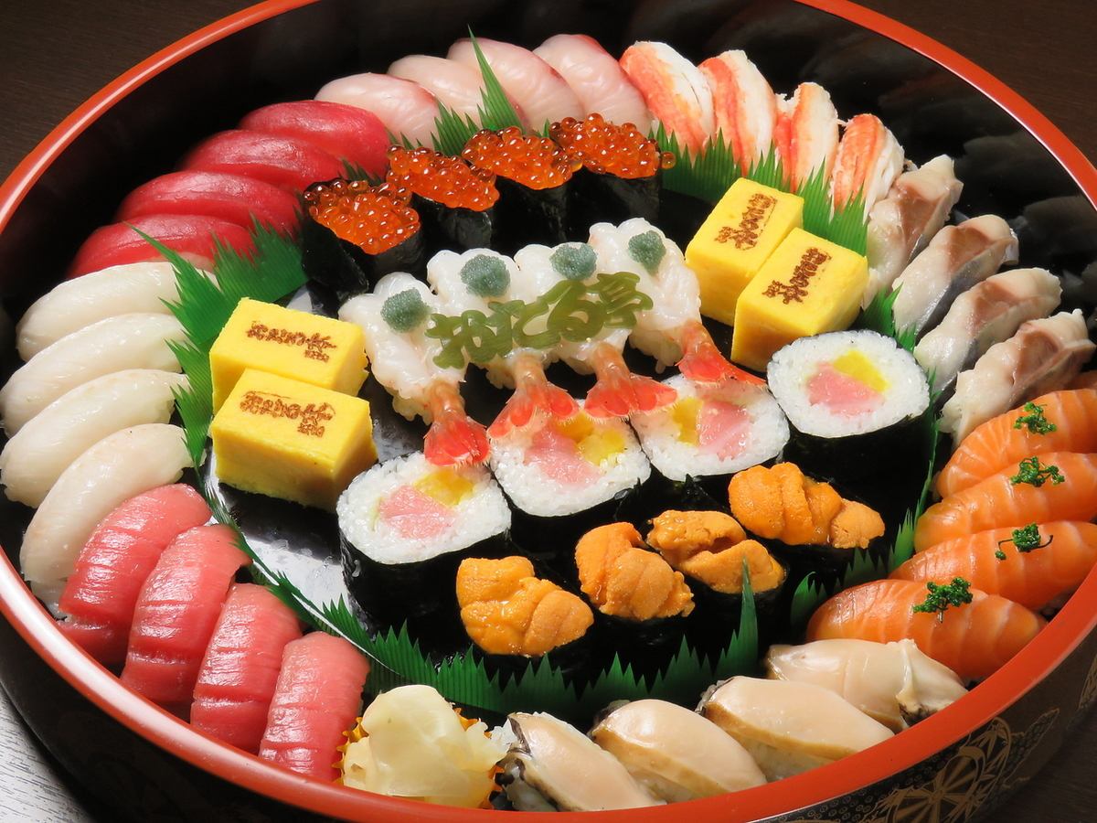 鮮度が自慢の北海道素材を堪能♪テイクアウト可能！本格寿司をご家庭でも！