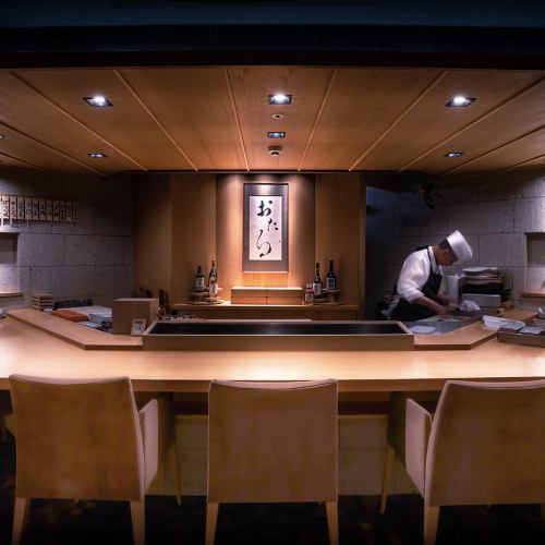 Counter with a great atmosphere