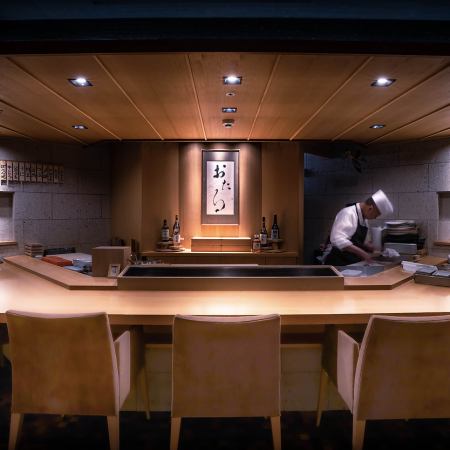 Authentic sushi counter at a reasonable price