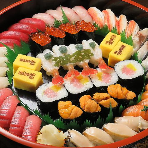 Sushi, various rolls / Crab Bokko / Sanma no Manma