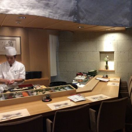 Reasonable authentic sushi counter