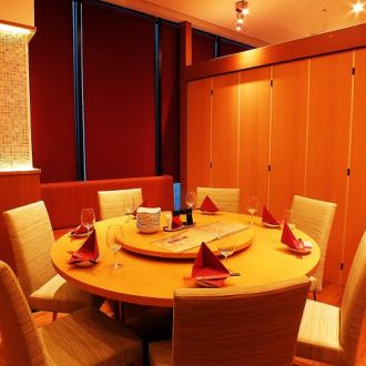 We also have a private room with a round table that can accommodate around 10 people!