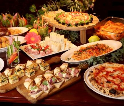 30~45名様[貸切パーティプランB]120分飲み放題付き(お席時間150分)全8品5000円。