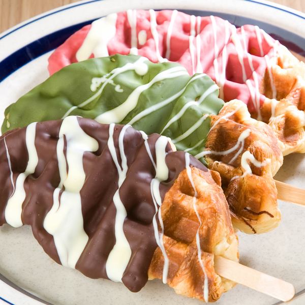 [Both in store and takeout ◎] New texture of croissant and waffle ♪ Croffle