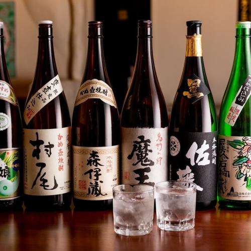 九州料理に合う焼酎は約30種類！