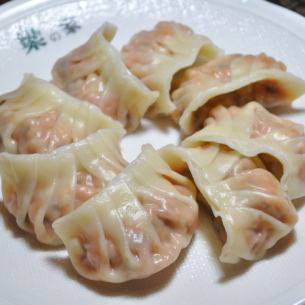 kimchi dumplings
