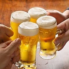 [Weekdays & Sundays only] {Includes Sapporo draft beer!} Super value 3-hour all-you-can-drink plan! Food a la carte♪