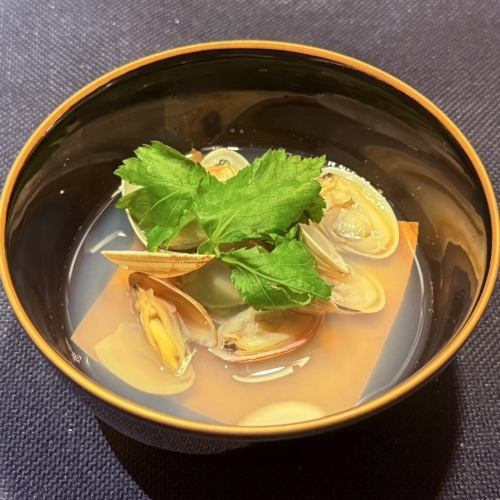 あさりの酒蒸し