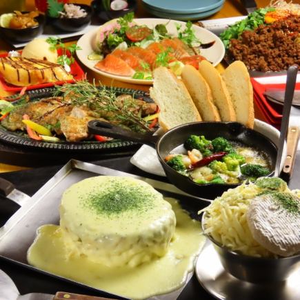 【R7リニューアル女子会コース!】クーポン利用で4500円→4000円(税込)お料理7品120分飲み放題