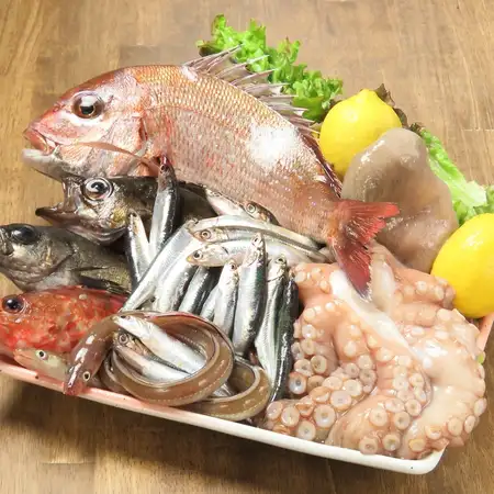해물을 사용한 요리를 준비하고 있습니다 ★