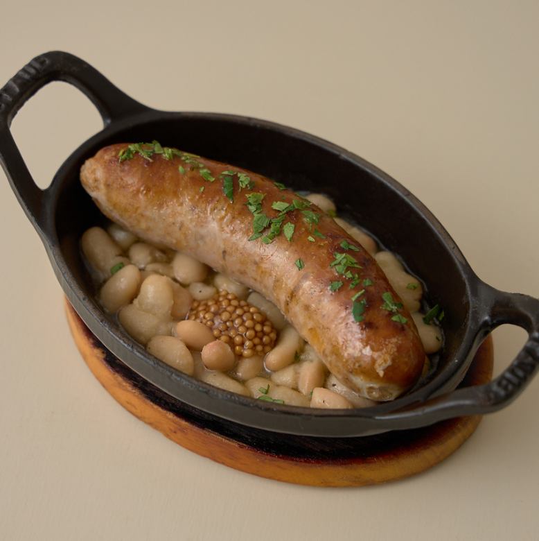 ワイン好きのための豚と羊の粗挽きソーセージ