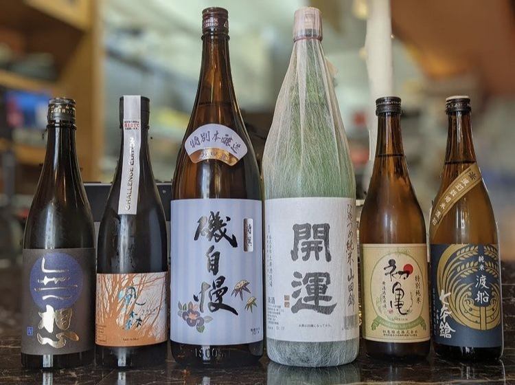 静岡の稀な日本酒ご用意しております♪