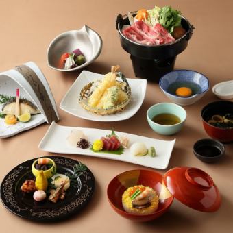 A higher-class banquet: "All-you-can-drink kaiseki plan"