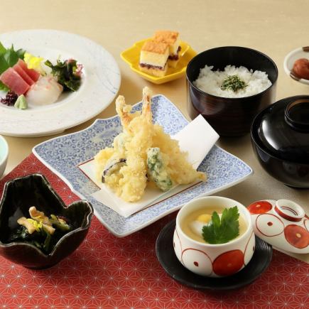 天婦羅御造り御膳