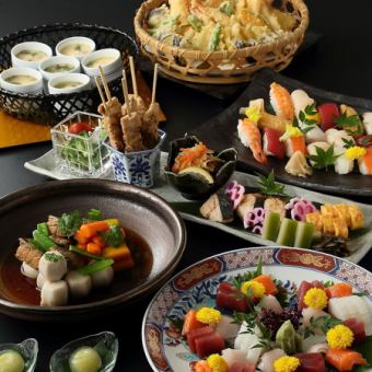 飲み放題付き♪大皿卓盛りプラン