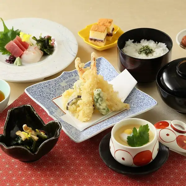 天婦羅お造り御膳