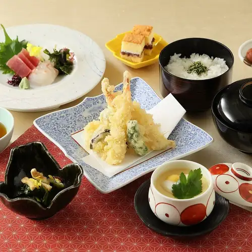 天婦羅お造り御膳