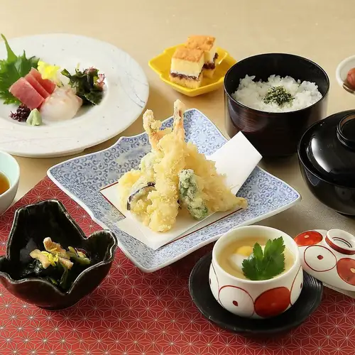 Tempura and Sashimi Set Meal