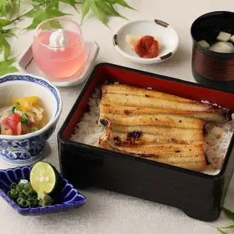 【夏季限定】浜名湖産　うな重白焼き(半身）