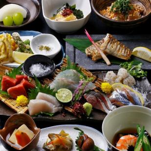 Fishman luxury course 6,600 yen (tax included) (8 dishes in total) Seasonal fish Shunsai | For entertainment, Kaiseki, celebrations, etc.