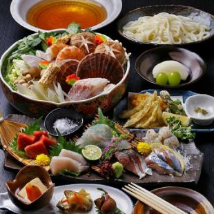 Fishman seafood hot pot course 6,600 yen (tax included) (5 dishes in total) | For various banquets