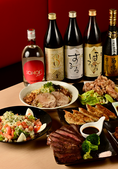 【2時間飲み放題付】日替わりコース4000円(税込)※瓶ビールお1人様1本まで