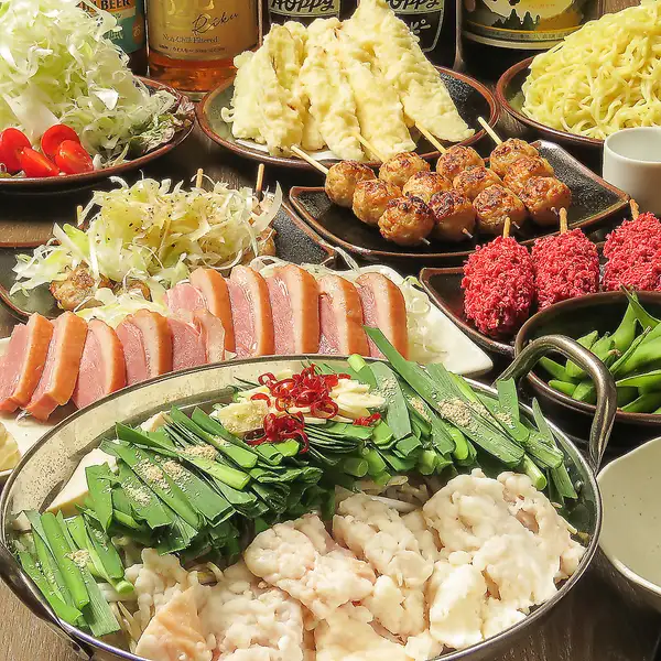 【4000円コース】9品平日3時間・週末2時間飲み放題付き⇒4000円(税込)