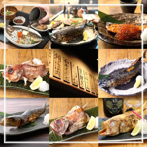 炭火で焼く炉端焼きも◎魚を始めお肉や野菜もございます!