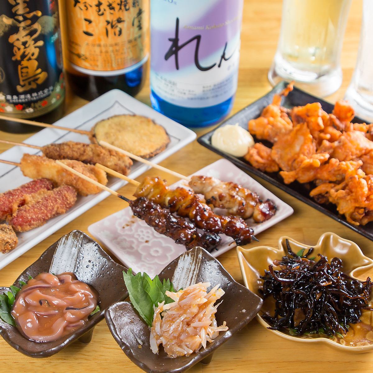 串カツ40種類以上！肉串や海鮮、変わり種まで多彩なメニューが揃っています！