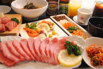 All-you-can-drink and Kuroge Wagyu beef yukhoe included - Extravagant Kuroge Wagyu beef special selection plan - ¥7,400 → ¥6,680