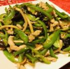 青椒肉絲(豚肉とピーマンの細切り炒め)