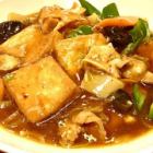 家常豆腐(厚揚げと野菜のあんかけ炒め)
