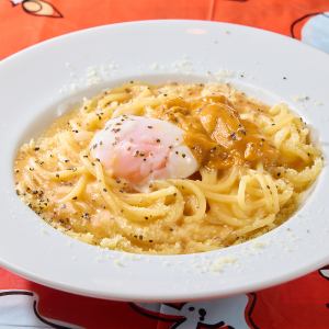 【クリーム】イクラ乗せウニボナーラ