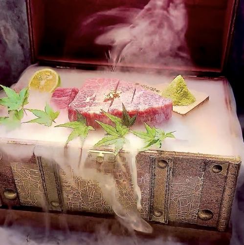 Carefully selected Wagyu beef