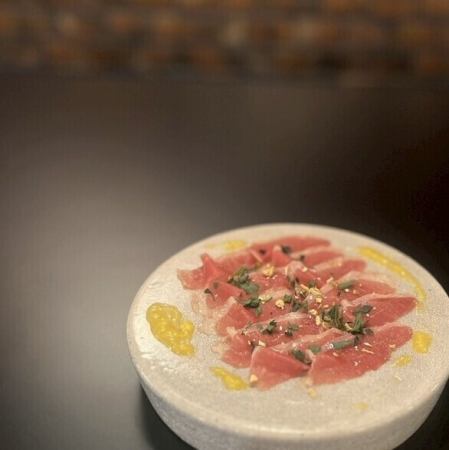 鴨の生ハム～オレンジソース～