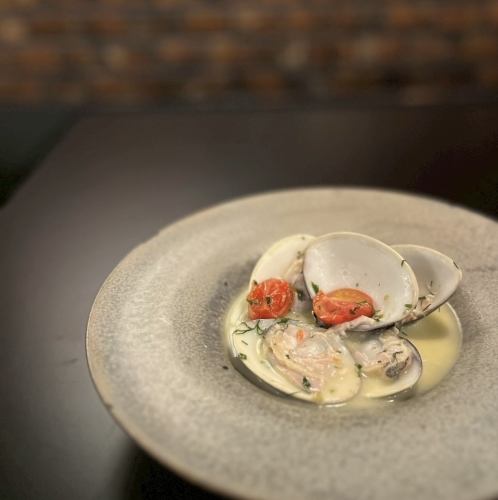 千葉県産 ハマグリの白ワイン蒸し