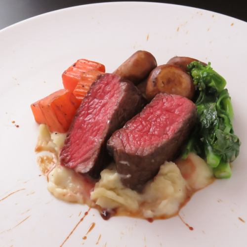 国産牛ランプステーキ　 ソース・オ・ポルト