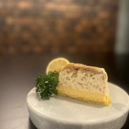 レモンとアーモンドのセミフレッド