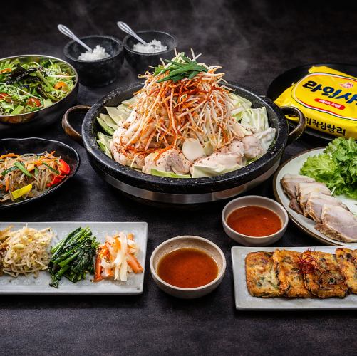 【Most Popular!!】Korean Course ◇ 9 dishes total 3090 yen (tax included)