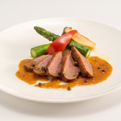 Roasted Hungarian duck meat