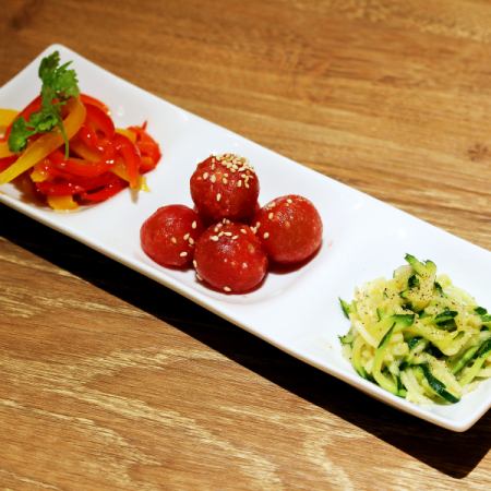 イタリア野菜のナムル3種盛り