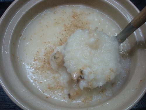 Abalone porridge